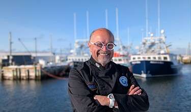 Portraitfoto von Alain Bossé, The Kilted Chef