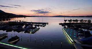 Marina Lachen Aussicht auf den Zürichsee