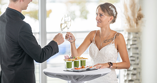 In-house aperitif for up to 80 people