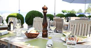 Marina Lachen Restaurant Osteria Vista Terrasse