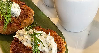 Hummer-Woche Crabcakes