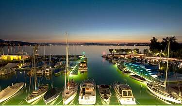 Sonnenuntergang am Zürichsee