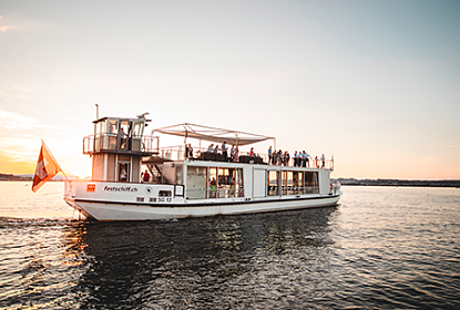 Festschiff Catering auf dem Zürichsee