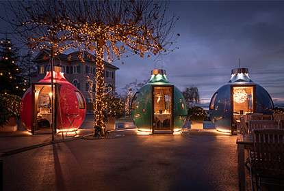 &quot;PrivatSphären&quot; – the private spheres at Lachen harbour